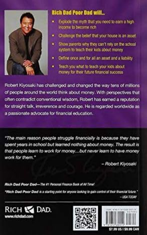 Rich Dad Poor Dad: What the Rich Teach Their Kids About Money That the Poor and Middle Class Do Not! Mass Market Paperback – Import, 6 Augus - Image 2